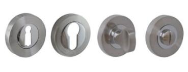 ProGriff TD-Gala auf Rosette–Chrom/Nickel matt